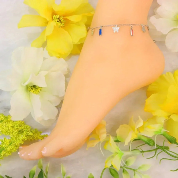 Minimalist Anklet, Sleek & Modern Design, Women’s Fashion, YC110356-A - Picture 9 of 10